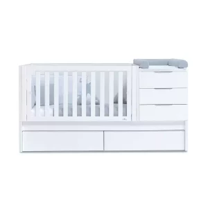 Cuna Convertible Cajones Blanca - Sero More
