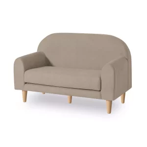 Sofá Infantil Doble En Tela Beige - Code Due