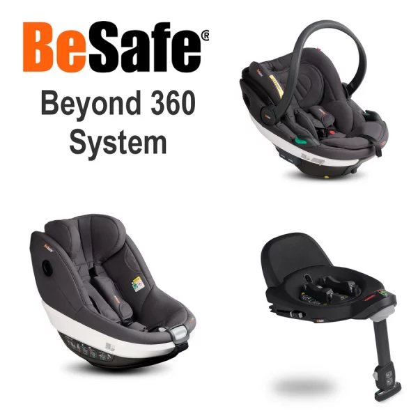 Besafe Sistema Beyond 360, Dark Grey Melange 40 A 125