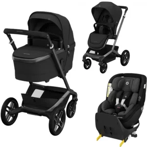 Pack Maxicosi Fame Duo Black y Mica Pro Eco Black
