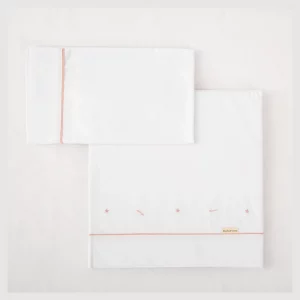 Sábanas Algodón 70x140 Dafne Rosa