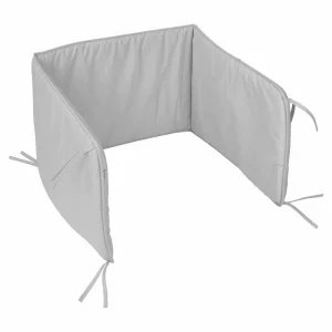 Protector 60 Cuna 60x120 Liso Gris