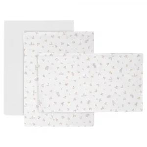 Sábanas Cuna 60x120 Plumeti Rosa