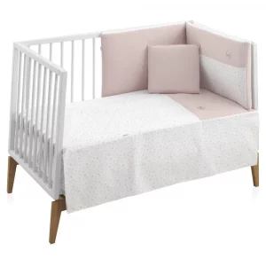 Colcha I/V Cuna 60x120 Plumeti Rosa