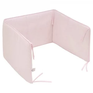 Protector 60 Cuna 60x120 Liso Rosa Empolvado