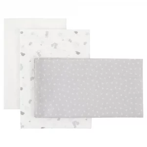 Sábana Minicuna 3 Piezas Ardi Gris