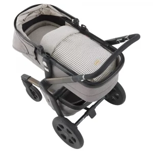 Saco Capazo con Colchoneta Derby Gris