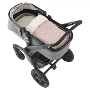 Saco Capazo con Colchoneta Rustic Rosa