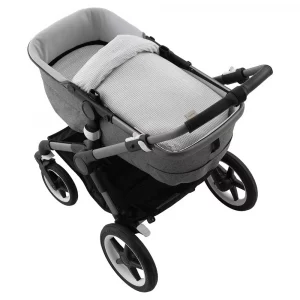 Saco Capazo con Colchoneta Polo Grey