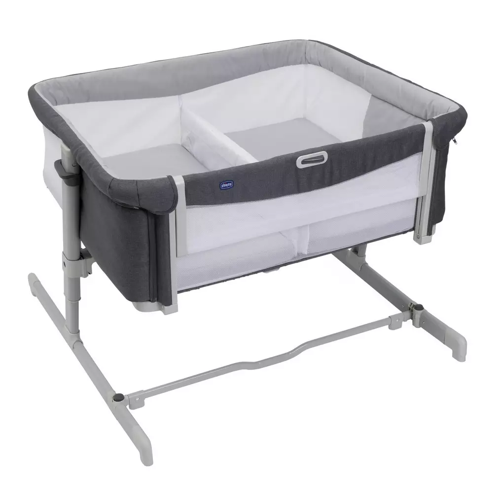 Chicco Cuna Next2Me Twins Magnet Grey