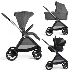 Chicco Trio Bellagio 2.0 Con First Seat Recline Black Satin