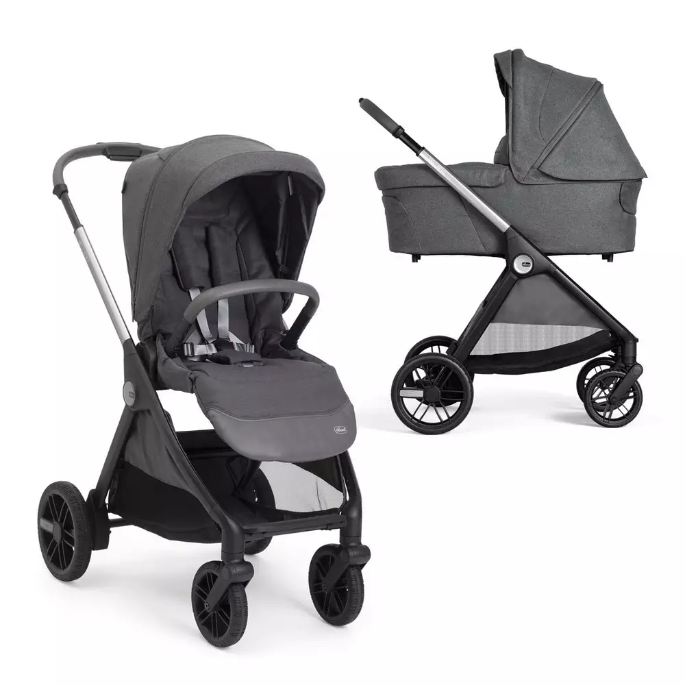 Chicco Duo Bellagio 2.0 + Flexi Black Satin