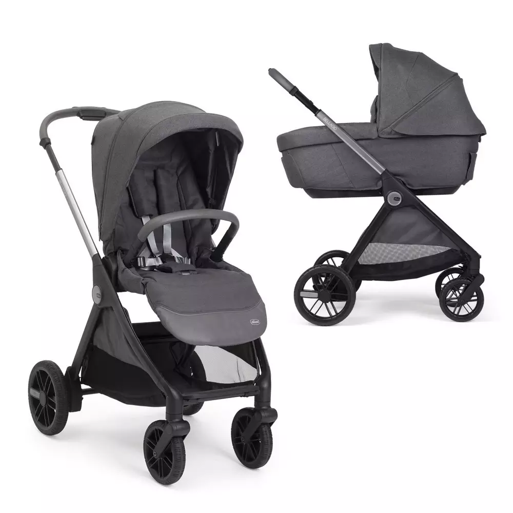 Chicco Duo Bellagio 2.0 + Gran Confort Black Satin