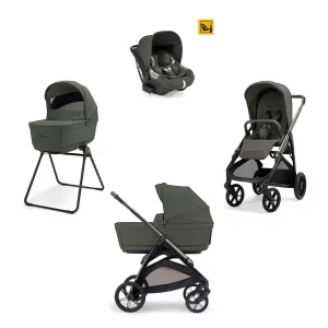 Inglesina Quattro Aptica Darwin Ivy Green + Chasis Litio Black