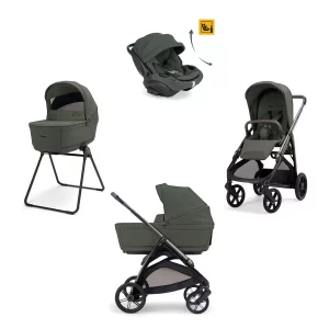 Inglesina Quattro Aptica Darwin Recline Evo Ivy Green + Chasis Litio Black
