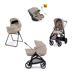 Inglesina Quattro Aptica Darwin Recline Evo Vicuna Beige + Chasis Palladio Black
