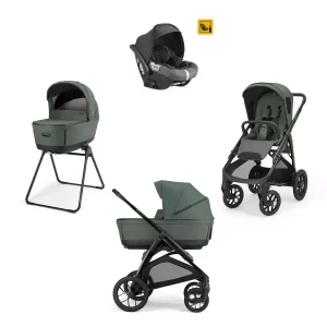 Inglesina Quattro Aptica Xt Darwin Taiga Green + Chasis Black