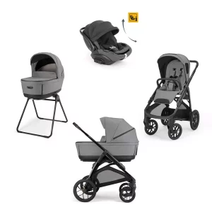 Inglesina Quattro Aptica Xt Darwin Recline Evo Canyon Grey + Chasis Black