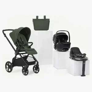 Jane Muum Dúo Kombibaby Y Base Black Botanic