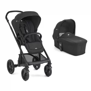 Joie Chrome 2 Duo Raven + Capazo Chrome V3 - Raven