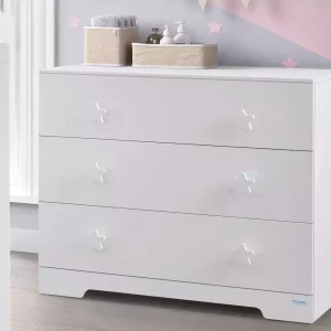 Micuna Cómoda Co-1804 Blanco Tirador Estrella Blanco