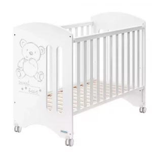 Micuna Cuna 120X60 Sweet Bear Basic Blanco