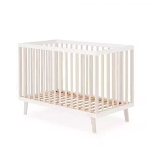 Micuna Cuna De 120X60 Mencia Blanco-Topo