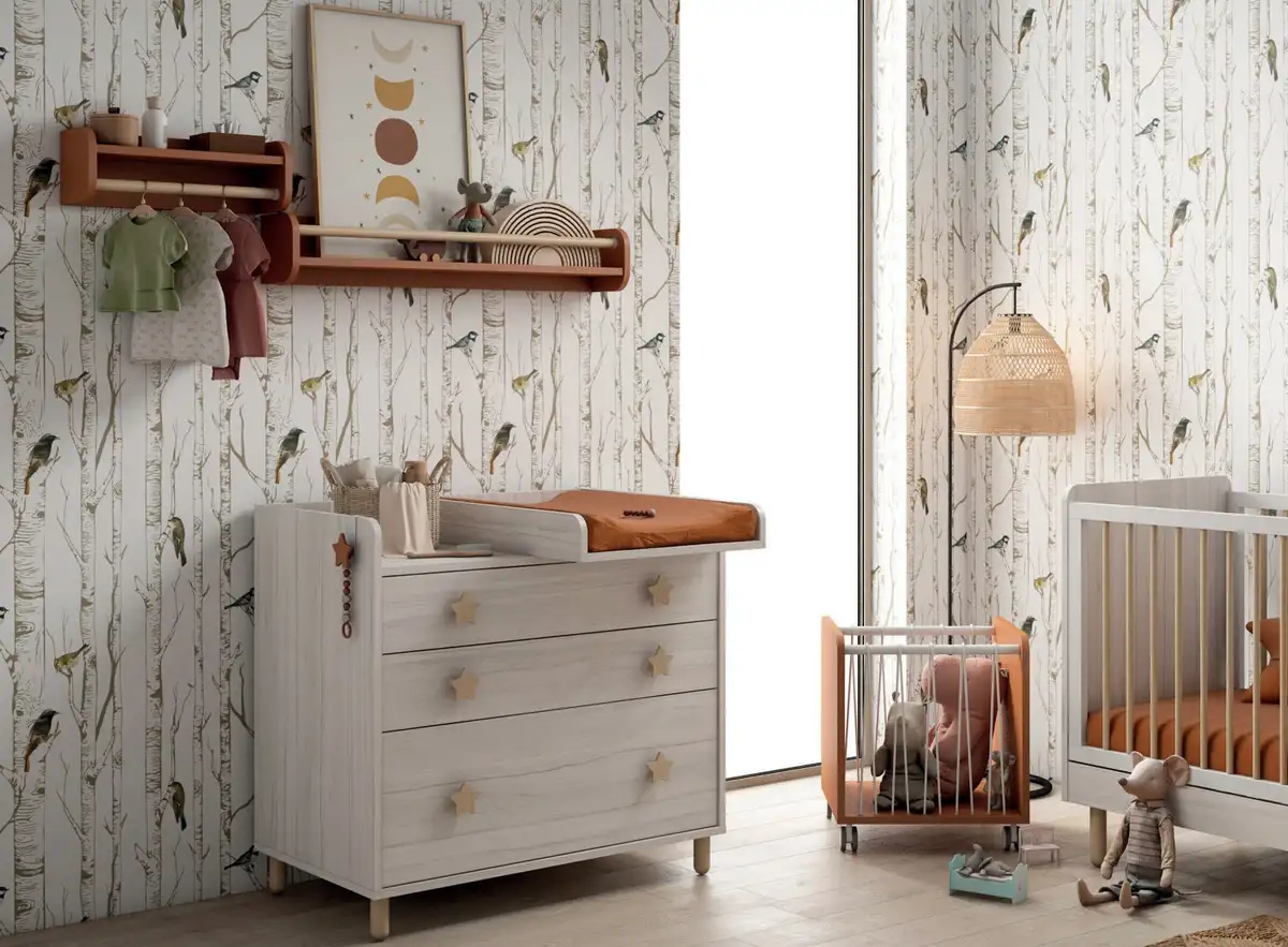 Habitación infantil ROS Bamboo 08 – Artic 120 con patas de madera