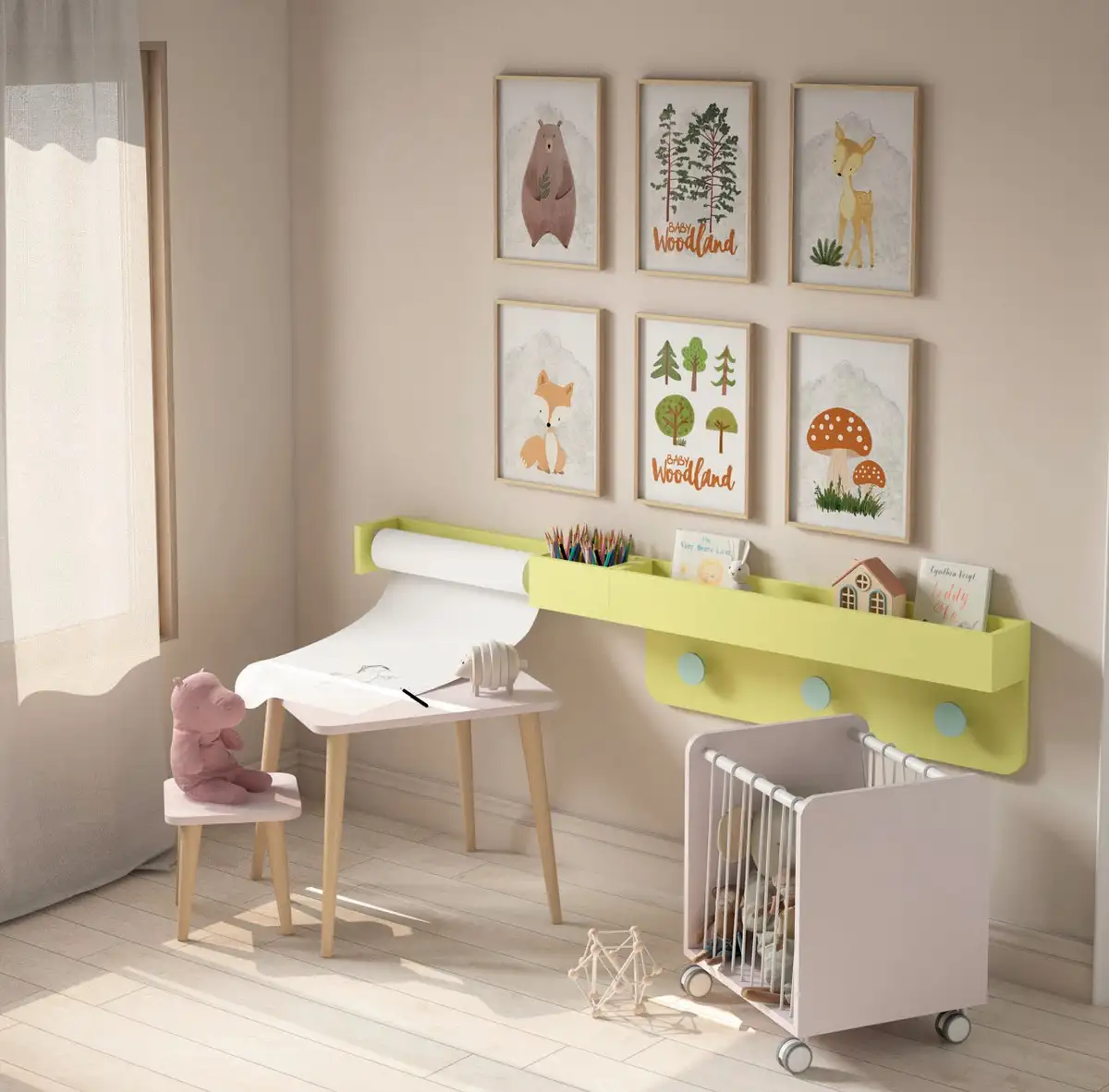 Habitación infantil ROS Bamboo 30 – Fusion 1 convertible