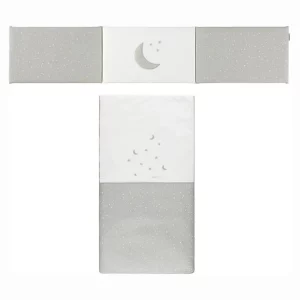 Pack Colcha y Protector 70x140 Cosmos Gris