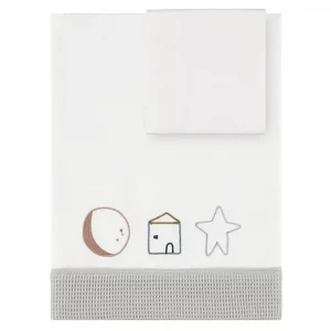 Sabanas Cuna 70x140 Night(Moon) Bordadas