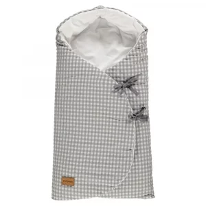 Saco Capazo Mimo Checks Gris