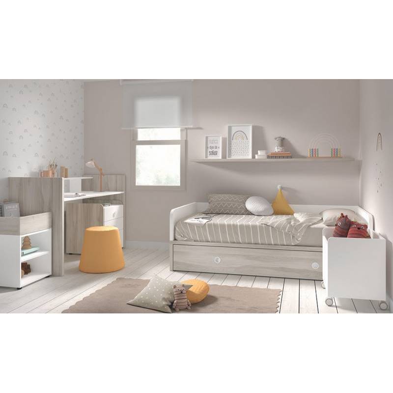 Dormitorio infantil cuna convertible Mood Ros Mini marca Muebles Ros